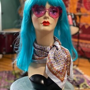 Vintage flower power scarf